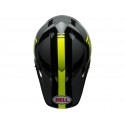 Casque BELL MX-9 Mips Gloss HI-VIZ Yellow/Black Marauder taille L