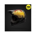 Casque BELL MX-9 Mips Gloss HI-VIZ Yellow/Black Marauder taille M