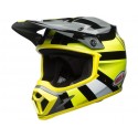 Casque BELL MX-9 Mips Gloss HI-VIZ Yellow/Black Marauder taille S