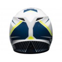 Casque BELL MX-9 Mips Gloss White/Blue/Yellow Torch taille S