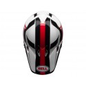 Casque BELL MX-9 Mips Gloss White/Black/Red Marauder taille XL