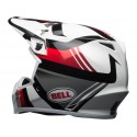 Casque BELL MX-9 Mips Gloss White/Black/Red Marauder taille L