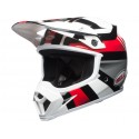 Casque BELL MX-9 Mips Gloss White/Black/Red Marauder taille XS