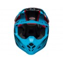 Casque BELL Moto-9 Flex Gloss/Matte Cyan/Red Hound taille M