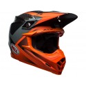 Casque BELL Moto-9 Flex Gloss/Matte Orange/Charcoal Hound taille XL