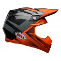 Casque BELL Moto-9 Flex Gloss/Matte Orange/Charcoal Hound taille M