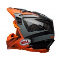 Casque BELL Moto-9 Flex Gloss/Matte Orange/Charcoal Hound taille S