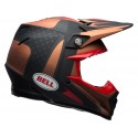 Casque BELL Moto-9 Flex Matte Copper/Black Vice taille XS