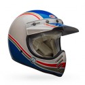 Casque BELL Moto-3 RSD Malibu bleu/blanc taille XL