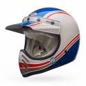 Casque BELL Moto-3 RSD Malibu bleu/blanc taille M