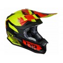 Casque JUST1 J32PRO Kick Black/Red/Yellow Gloss taille L