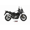 Silencieux MIVV Speed Edge inox/casquette carbone Suzuki DL650 V-Strom