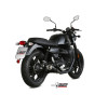 Silencieux MIVV Ghibli inox noir/casquette inox Moto Guzzi V7 III