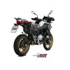 Silencieux MIVV Suono Steel Black/casquette carbone BMW F850GS