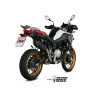 Silencieux MIVV Suono Steel Black/casquette carbone BMW F850GS