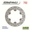 Disque de frein NG 792 rond fixe