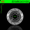 Disque de frein NG 1055 rond flottant