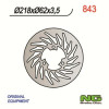 Disque de frein NG 843 rond fixe