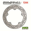 Disque de frein NG 1044 rond fixe