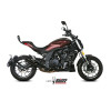 Silencieux MIVV Double Gun Full inox noir Benelli 502C