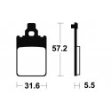 Plaquettes de frein TECNIUM MA107 organique