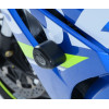 Tampons de protection R&G RACING Aero Race noir Suzuki GSX-R1000