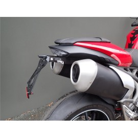 Support de plaque LIGHTECH noir Triumph Speed Triple 1050