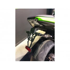 Support de plaque V PARTS noir Kawasaki Z650