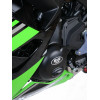 Couvre-carter gauche R&G RACING Race Series noir Kawasaki