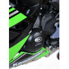 Couvre-carter gauche R&G RACING noir Kawasaki Z650