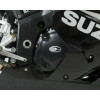 Couvre-carter droit R&G RACING noir Suzuki GSX-R750