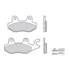 Plaquettes de frein BREMBO 07071CC organique