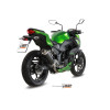 Silencieux MIVV GP inox brossé noir Kawasaki Z300