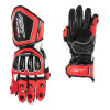 Gants RST Tractech Evo 4 cuir rouge/blanc/noir taille M