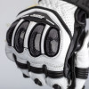 Gants RST Tractech Evo 4 Short blanc/noir cuir taille M