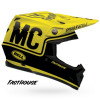 Visière BELL Moto-9 Flex Fasthouse noir/jaune fluo 