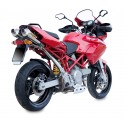 Silencieux double MIVV X-Cone inox  Ducati Multistrada