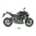 Silencieux MIVV GP inox brossé noir Kawasaki Z800