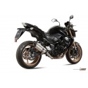 Silencieux MIVV Suono inox/casquette carbone Kawasaki Z750R