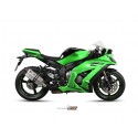 Silencieux MIVV Speed Edge inox/casquette carbone Kawaski ZX10R