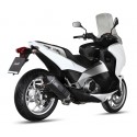 Silencieux MIVV Speed Edge inox brossé noir Honda