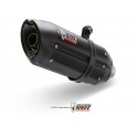 Silencieux MIVV Suono inox brossé noir/casquette carbone Honda CBR1000RR