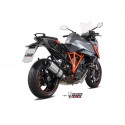 Silencieux MIVV Suono inox/casquette carbone KTM 1290 Superduke GT