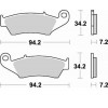 PLAQUETTES DE FREIN BRAKING 772CM44