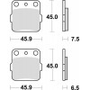 PLAQUETTES DE FREIN BRAKING 686CM44