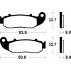 Plaquettes de frein TECNIUM MA426 organique