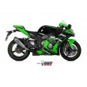 Silencieux MIVV Delta Race inox brossé/casquette carbone Kawasaki ZX-10R