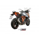 Silencieux MIVV Delta Race inox/casquette carbone KTM 1290 Superduke GT