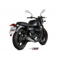 Silencieux MIVV Ghibli inox/casquette inox Moto Guzzi V7 III