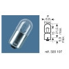 Ampoule OSRAM Original Line T4W 12V 4W - x10